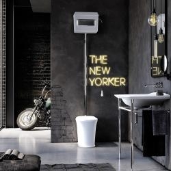 WC NEW YORKER réservoir haut Blanc brillant