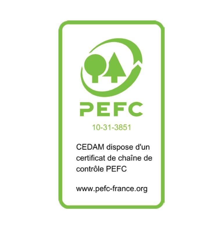 Licence PEFC CEDAM vignette sanitairepro.fr